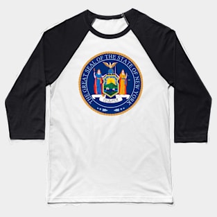 New York Coat of Arms Baseball T-Shirt